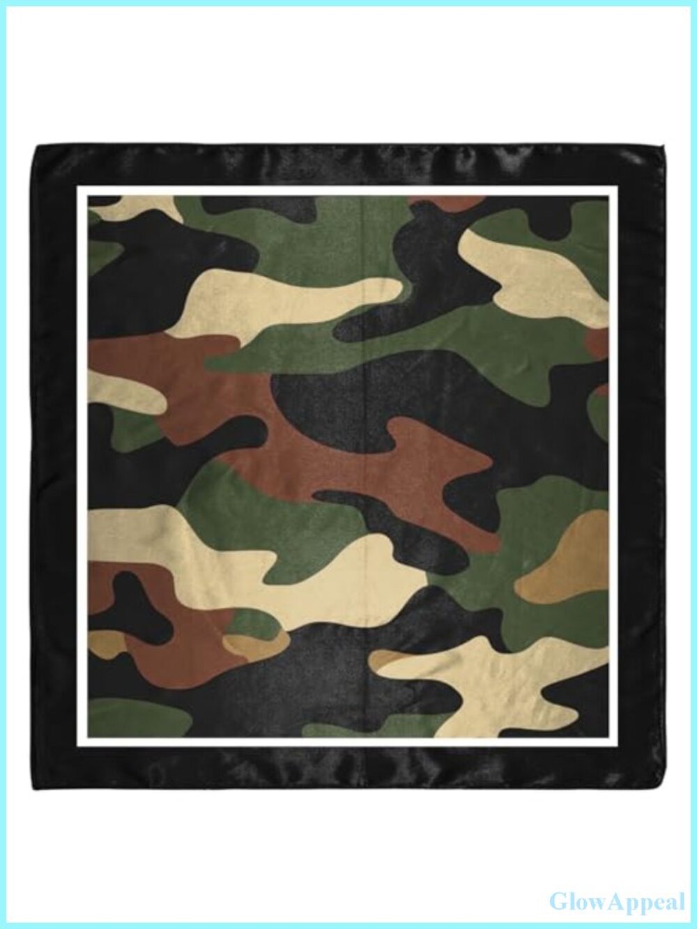 Silk Feeling Satin Head Scarf Hair Wrap Square Bandana 27.5 Inches Fashion